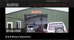 Desktop Screenshot of mandbmotors.ie